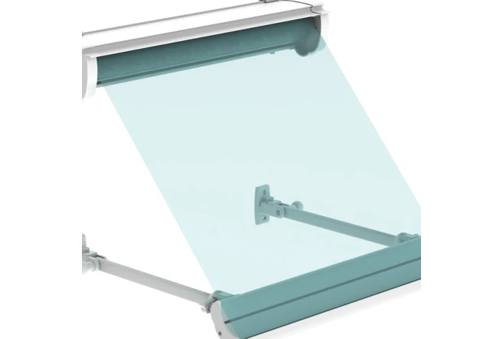 Toldo estor con cofre para balcones