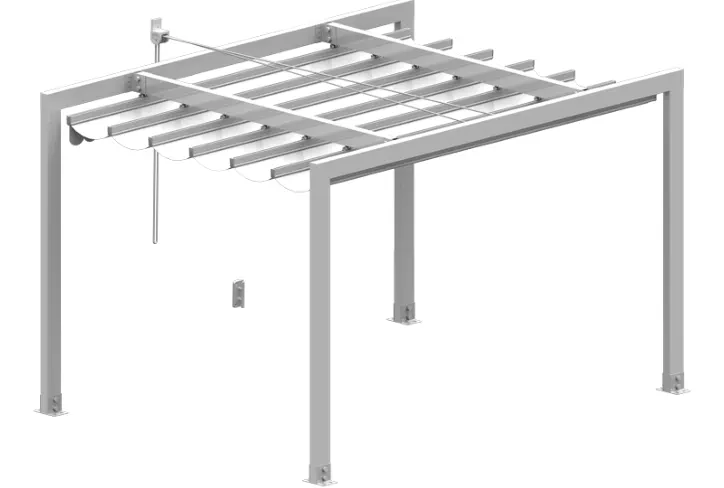 Toldo palillería pérgola para jardines