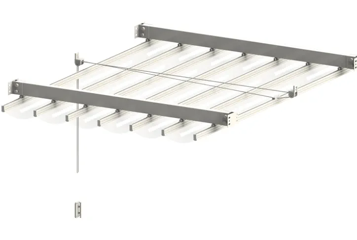 Toldo palillería para jardines