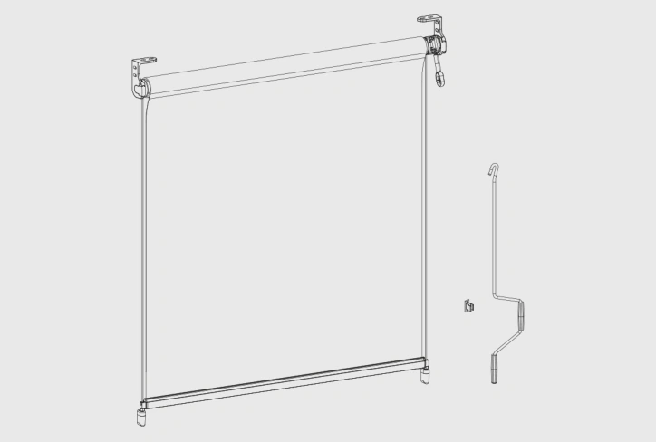 Toldo telón cortaviento para sol y viento