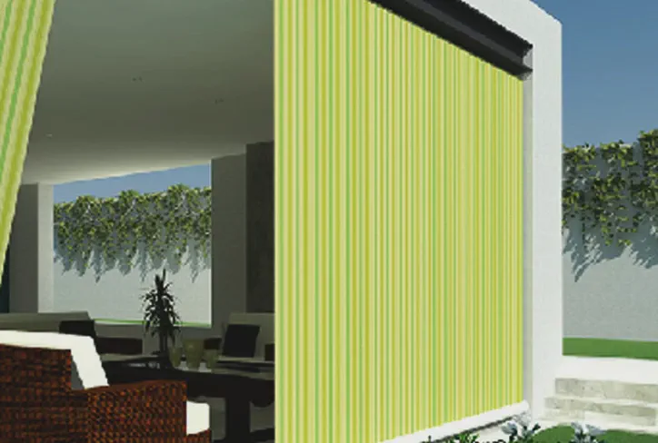 Toldo telón cortaviento para sol y viento